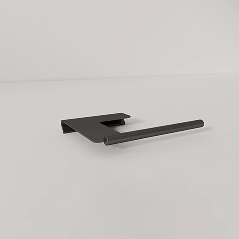 Matte Black Towel Roll Hanger